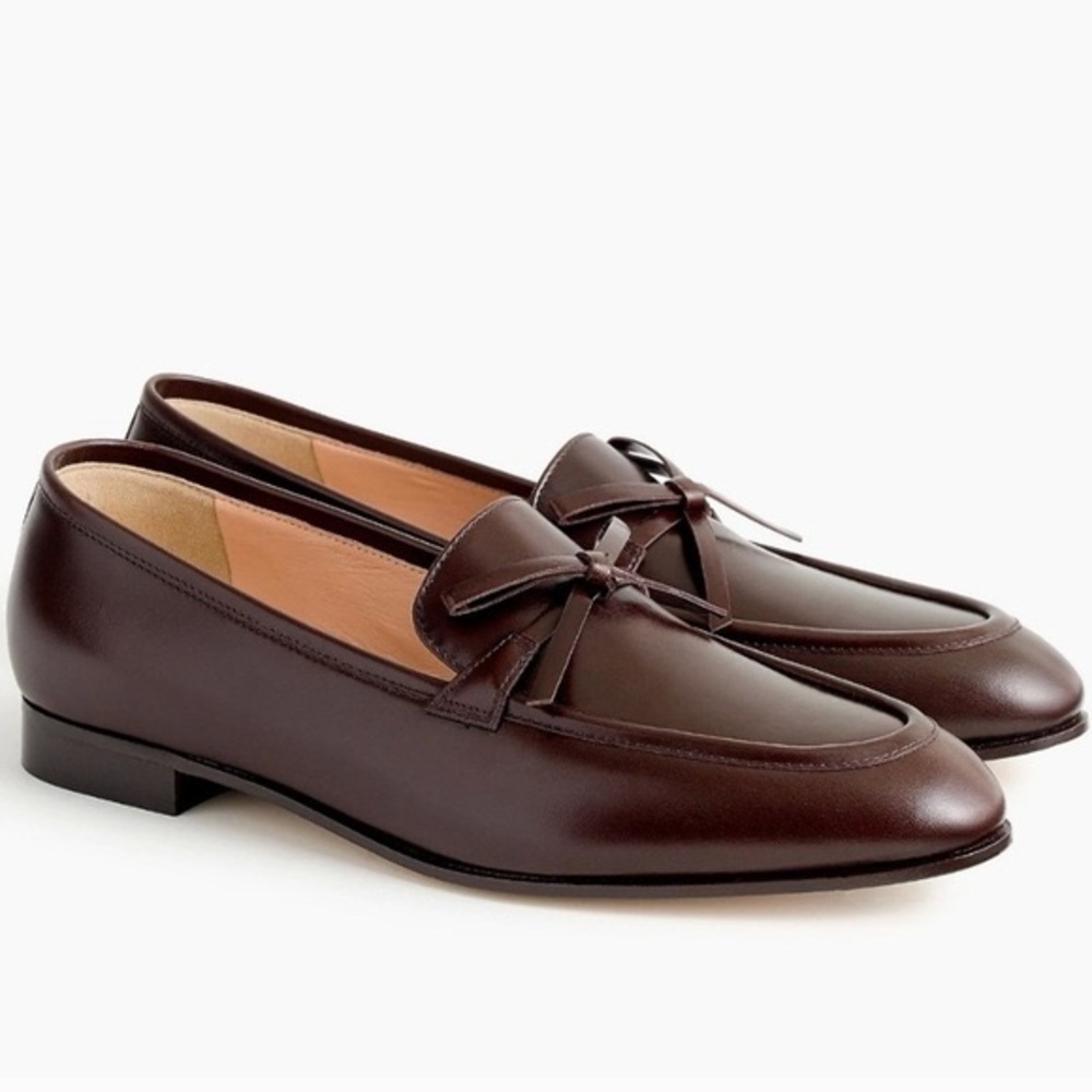 J. Crew Academy Loafers Bittersweet Chocolate sz 8.5